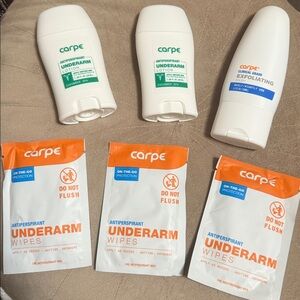 Carpe Antiperspirant Underarm Lotion Set Brand New